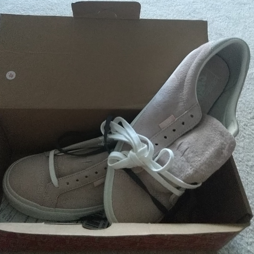 Vans Court DX Pig suede Silver peony